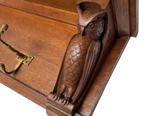 Arts & Crafts Wall Coat Rack by Kobus de Graaff, 1900s